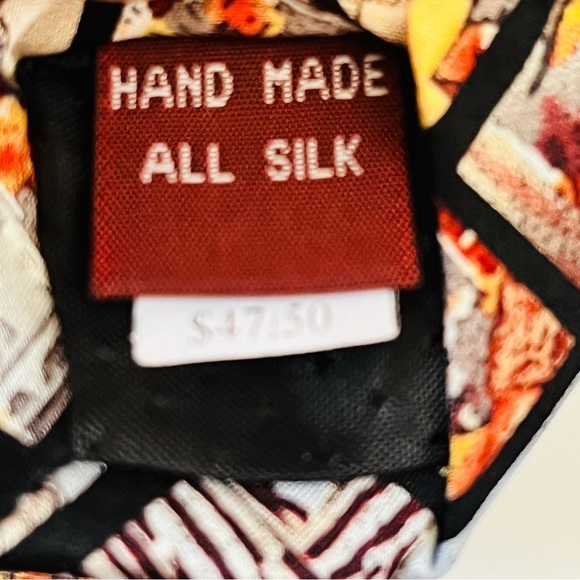 Norman Rockwell Silk Tie Coin Toss The Saturday Evening Post Style 3717 - Picture 7 of 9